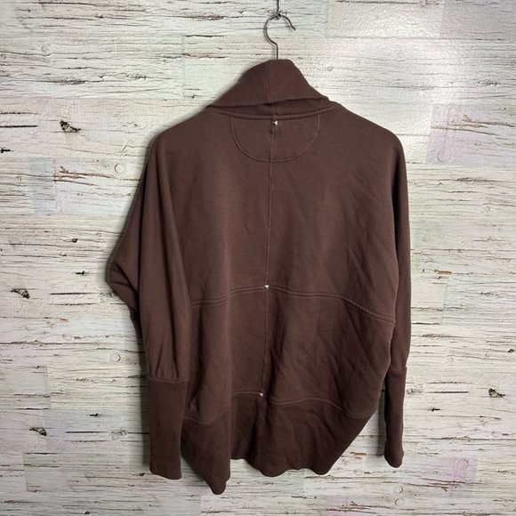 Aritzia WILFRED Diderot brown Cocoon Cardigan Sweater Size X-Small - Picture 8 of 8